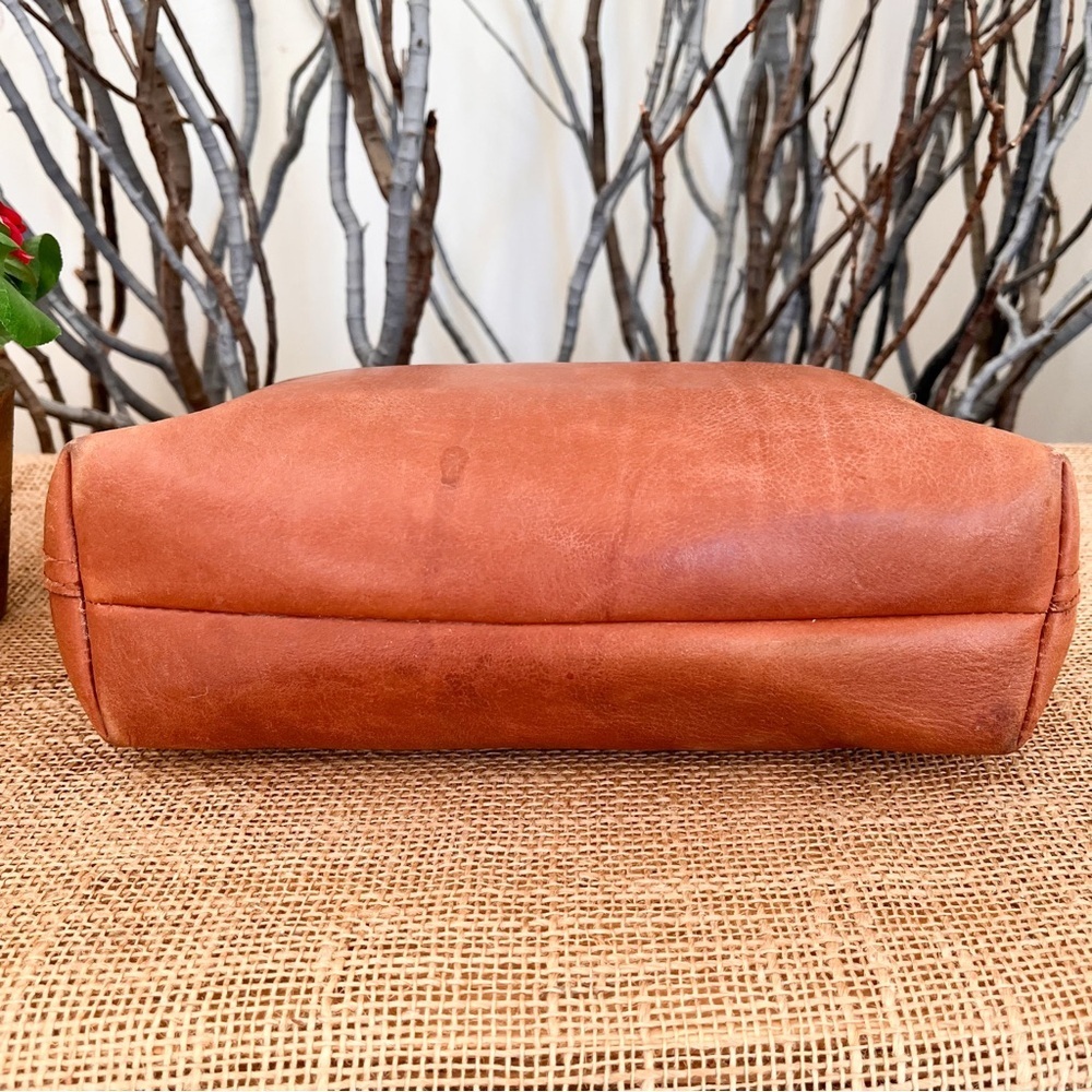 Madewell Zip Top Transport Small Brown Leather Bag - Picture 4 of 12